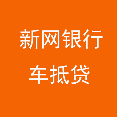 衡东新网银行车抵贷